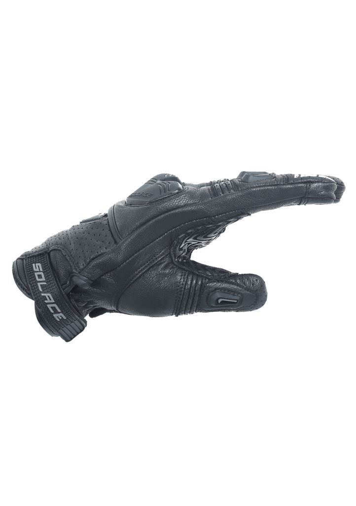 Solace Hobo Semi-Gauntlet Gloves ( Black)