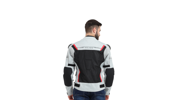 Solace Ramble Riding Jacket (Grey-Red)