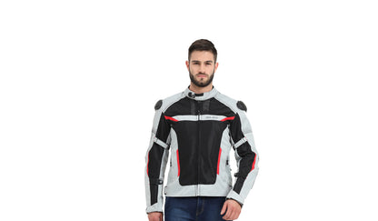 Solace Ramble Riding Jacket (Grey-Red)