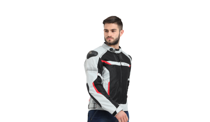 Solace Ramble Riding Jacket (Grey-Red)