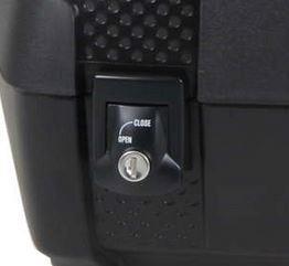 Spares Metal Lock Top case Lids Black - Hepco Becker- 700104 00 01