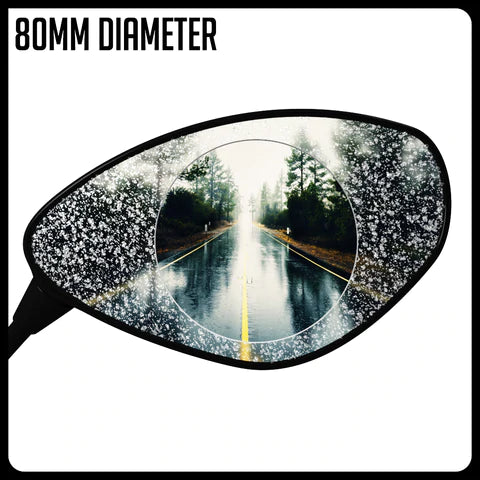 Speedo Angels Universal Water Repellent / Anti Fog Wing Mirror Protector 80MM DIA Circle