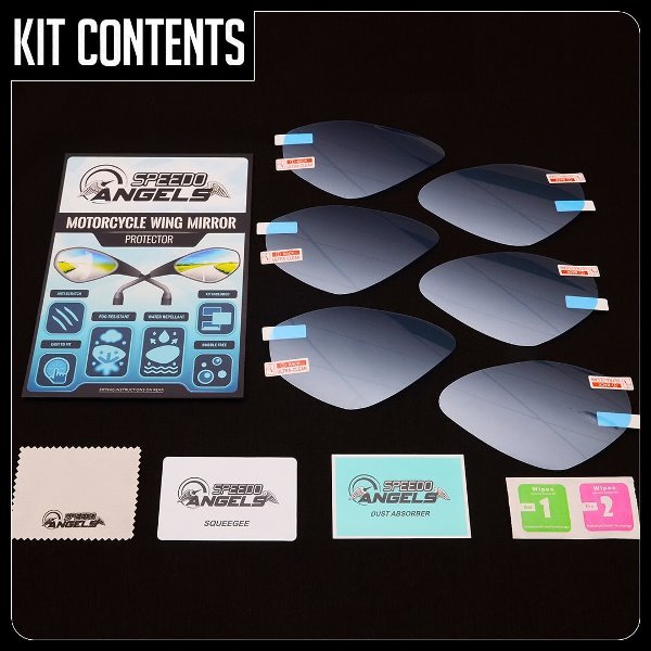 Speedo Angels BMW Water Repellent / Anti Fog Wing Mirror Protectors