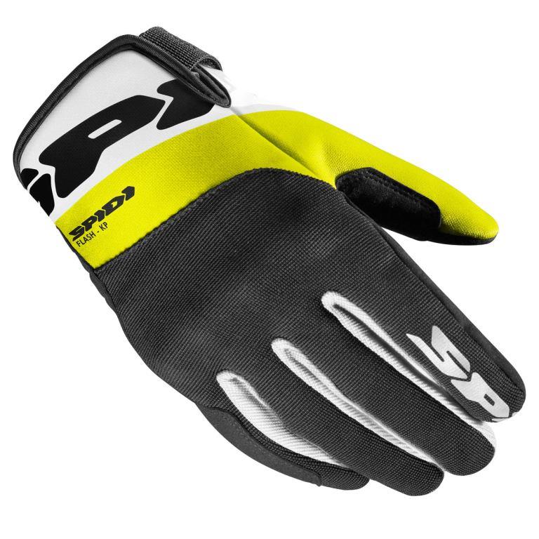 Spidi Flash-KP Gloves - Black Yellow