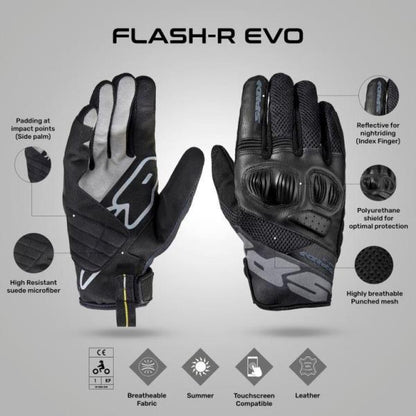 Spidi Flash R Evo Gloves - Black