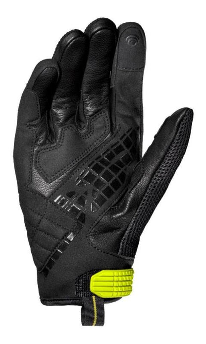 Spidi G Carbon Gloves - Black Fluo Yellow