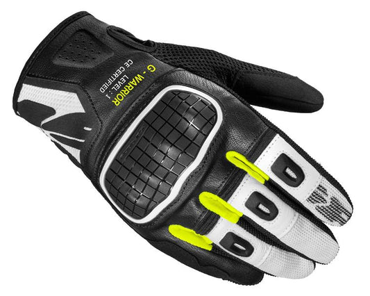 Spidi G-Warrior Gloves - Black Fluo Yellow