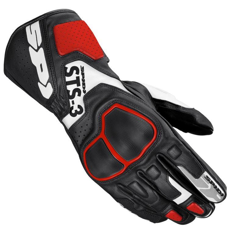Spidi STS 3 Gloves - Black Red