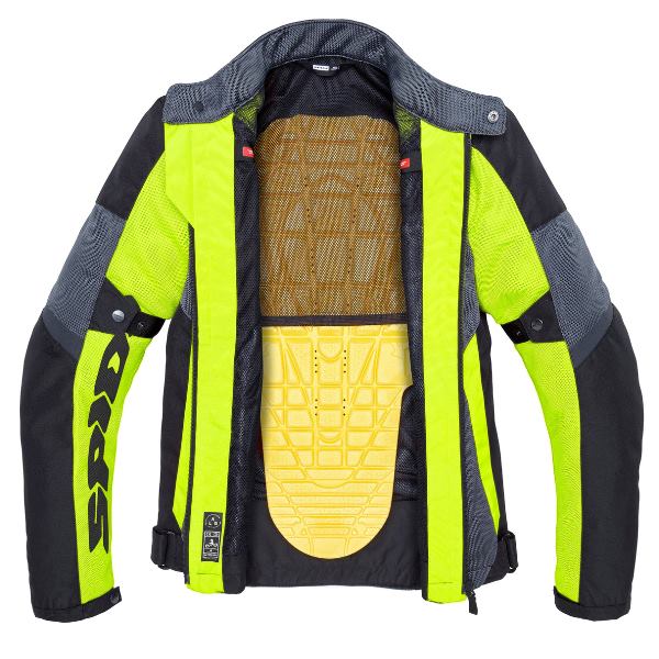 Spidi Tek Net Jacket - Black Yellow