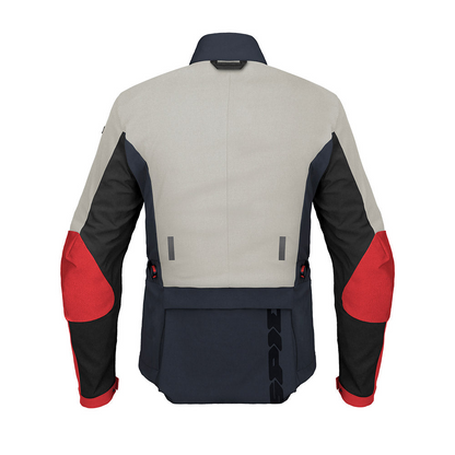 Spidi Frontier Motorcycle Touring Jacket (Blue-Iced Red)