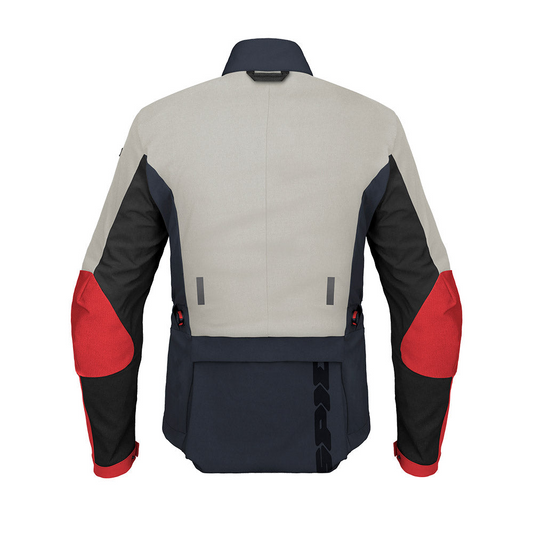 Spidi Frontier Motorcycle Touring Jacket (Blue-Iced Red)