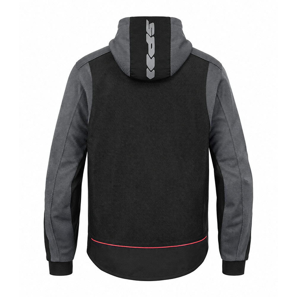 Spidi Hoodie Net Ultra-Breathable Riding Jacket (Black/Grey)