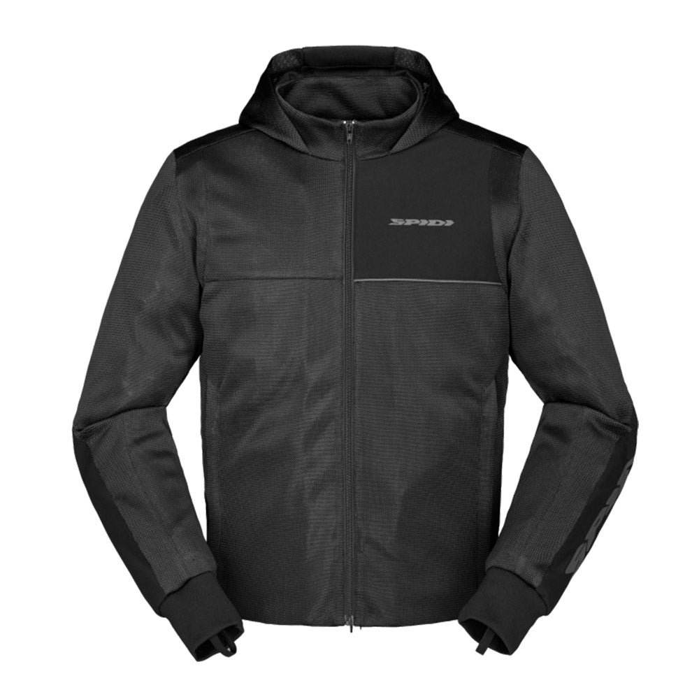 Spidi Hoodie Net Ultra-Breathable Riding Jacket (Black)