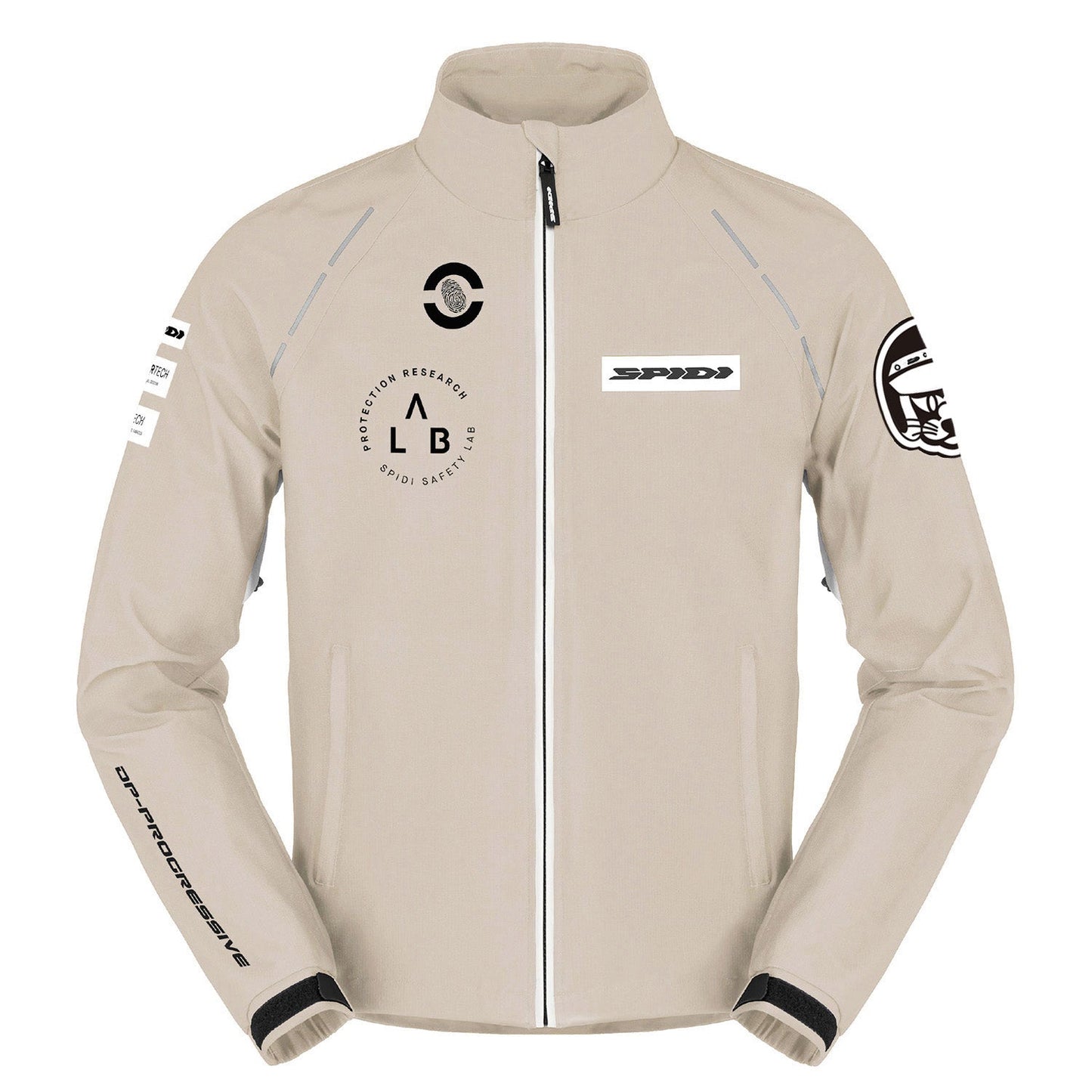 Spidi Pit Lane Highly Ventilated Motorcycle Riding Jacket (Beige)