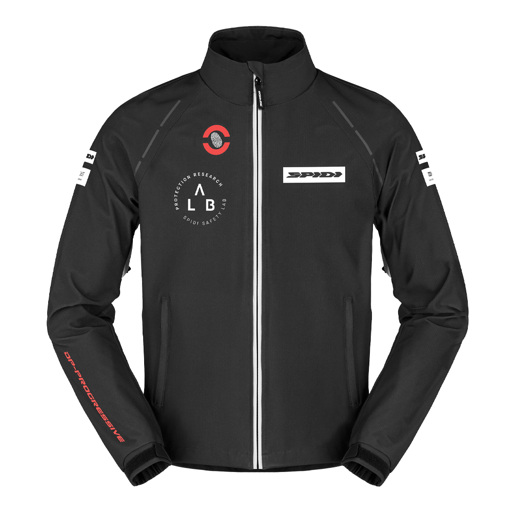 Spidi Pit Lane Highly Ventilated Motorcycle Riding Jacket (Black)