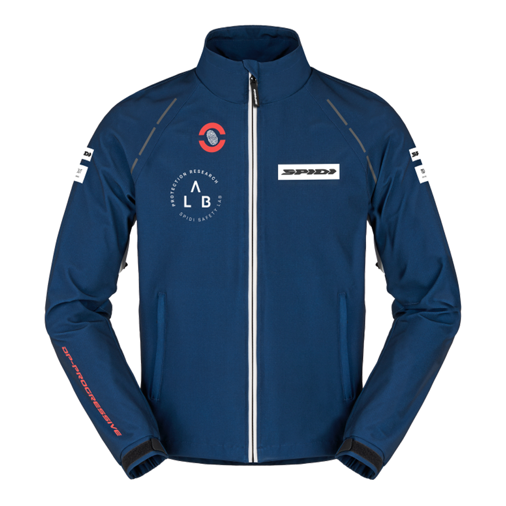 Spidi Pit Lane Highly Ventilated Motorcycle Riding Jacket (Blue)