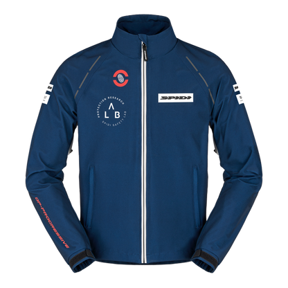 Spidi Pit Lane Highly Ventilated Motorcycle Riding Jacket (Blue)
