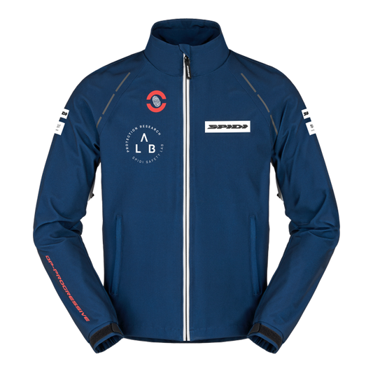 Spidi Pit Lane Highly Ventilated Motorcycle Riding Jacket (Blue)