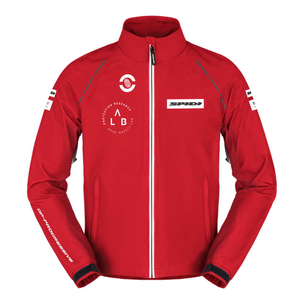 Spidi Pit Lane Highly Ventilated Motorcycle Riding Jacket (Red)