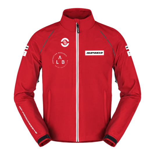 Spidi Pit Lane Highly Ventilated Motorcycle Riding Jacket (Red)