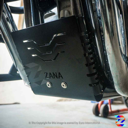 ZANA Sporty SS Bash Plate All Black for GT/Interceptor 650 - ZI-8090