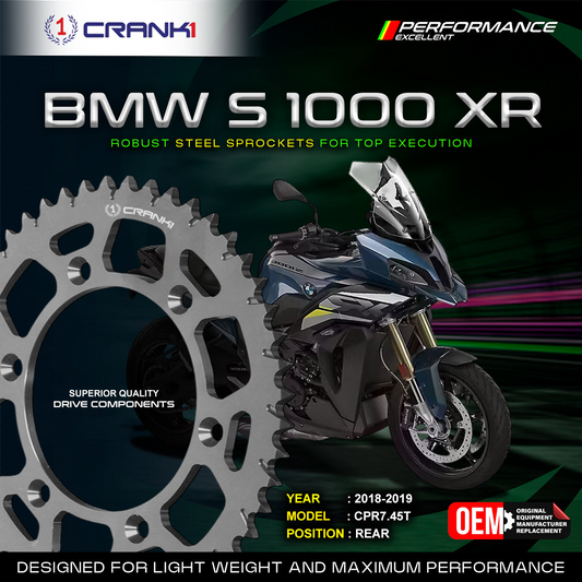 Sprocket For BMW S 1000 XR (2018-2019) - Rear - CPR7.45T - CRANK1