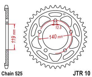 Sprockets Rear (10 - 45t) - JT - JTR10.45 - Riders Junction