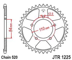 Sprockets Rear (1225 - 41t) - JT - JTR1225.41