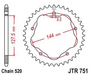 Sprockets Rear (751 - 43t) - JT - JTR751.43 - Riders Junction