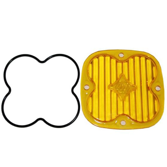 Squadron Light Pod Replacement Lens Kit Universal - Wide Cornering - Amber - Baja Designs - 668415