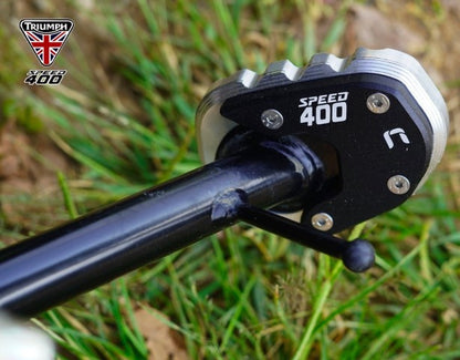 "Elements" Premium Stand Extender for Triumph Speed 400 - Carbon Racing - Riders Junction