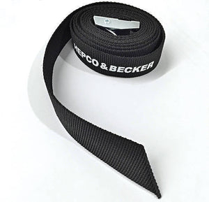 Straps 1.8M with Metal Buckle Pair Black - Hepco Becker - 740012