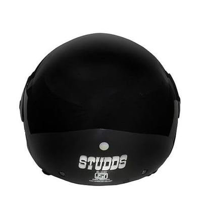 Studds Cub Open Face Helmet Black