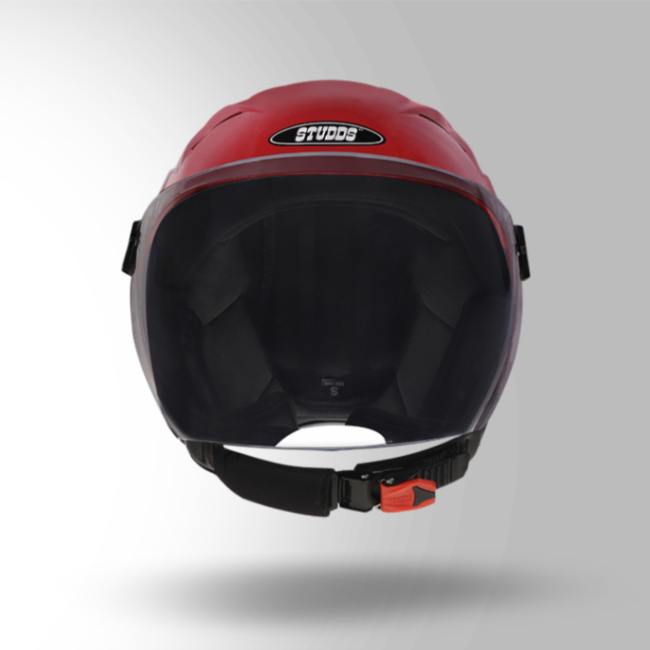 Studds Dame Bicycle Helmet - Open Face Helmets - Cherry Red