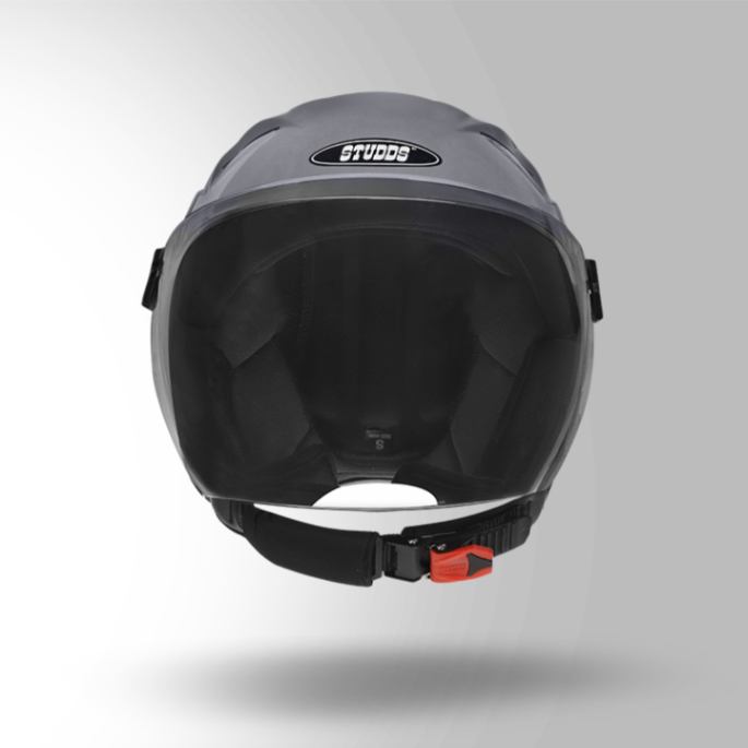 Studds Dame Bicycle Helmet - Open Face Helmets - Silver Grey