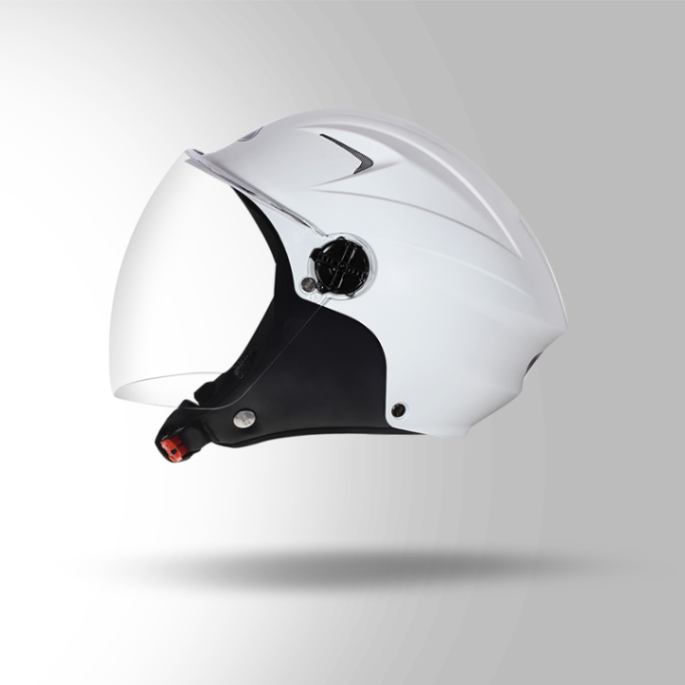Studds Dame Bicycle Helmet - Open Face Helmets - White