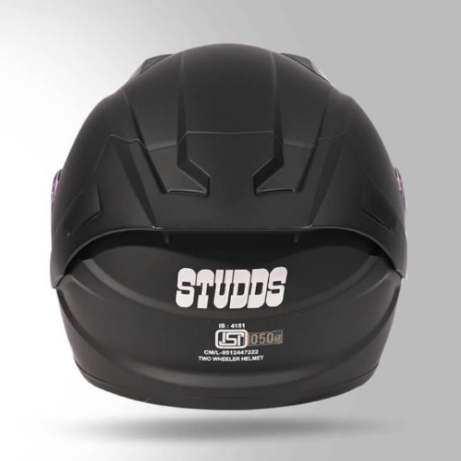 Studds Full Face Helmets - RRaider Super Matt Black