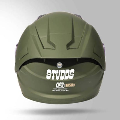 Studds Full Face Helmets - Raider Super Military Green