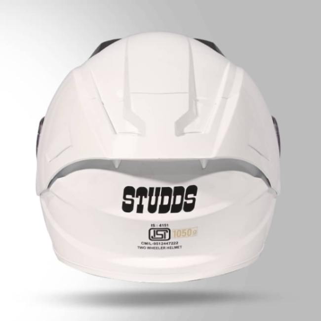 Studds Full Face Helmets - Raider Super White