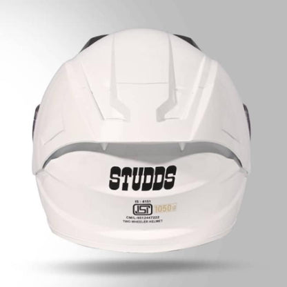 Studds Full Face Helmets - Raider Super White