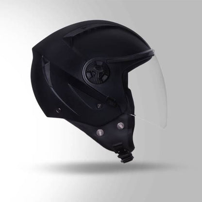 Studds HF Vogue Eco Black-Helmet