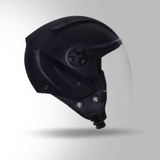 Studds HF Vogue Eco Black-Helmet