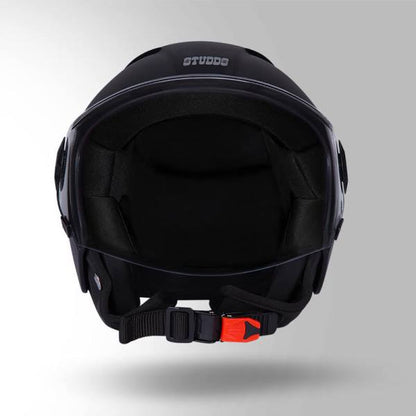 Studds HF Vogue Eco Black-Helmet