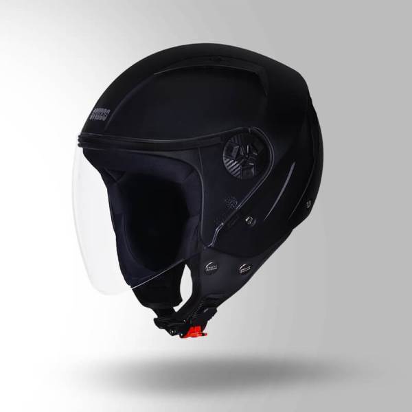 Studds HF Vogue Eco Black-Helmet