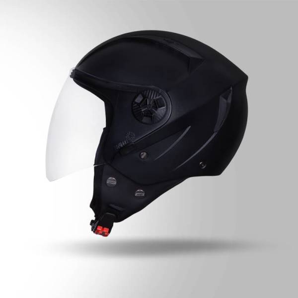 Studds HF Vogue Eco Black-Helmet