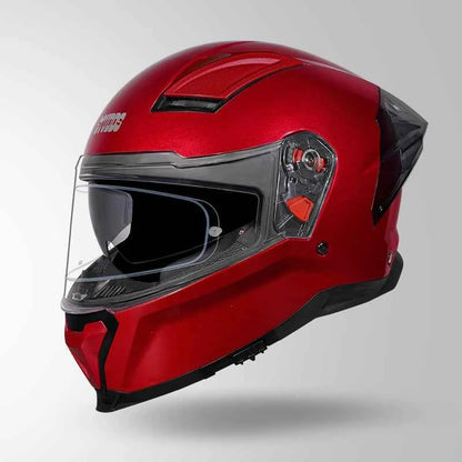 Studds-Helios Unicolor Helmet (Cherry Red)