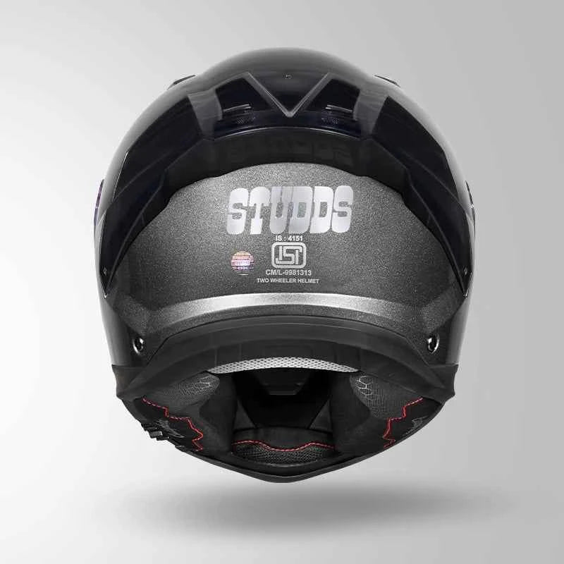 Studds-Helios Unicolor Helmet (Gun Grey)