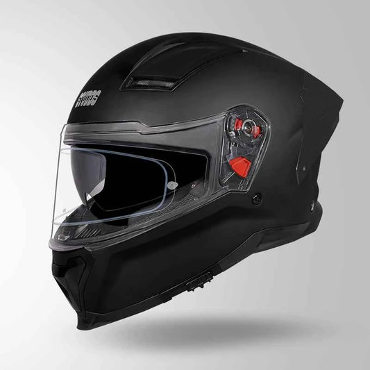 Studds-Helios Unicolor Helmet (Matt Black)