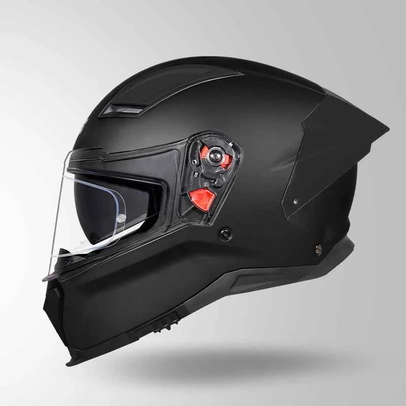 Studds-Helios Unicolor Helmet (Matt Black)