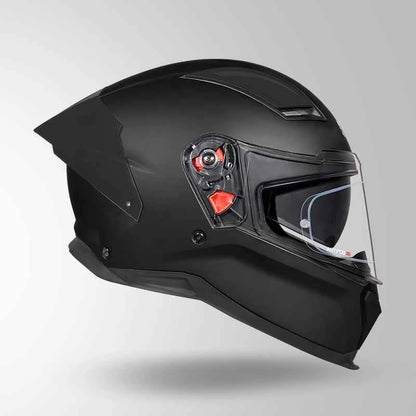 Studds-Helios Unicolor Helmet (Matt Black)